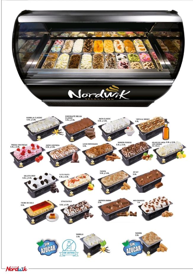 Helado granel