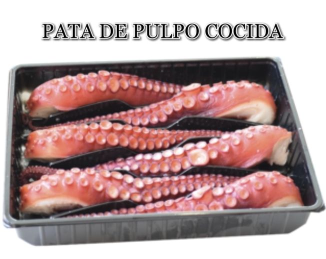 Patas pulpo cocido