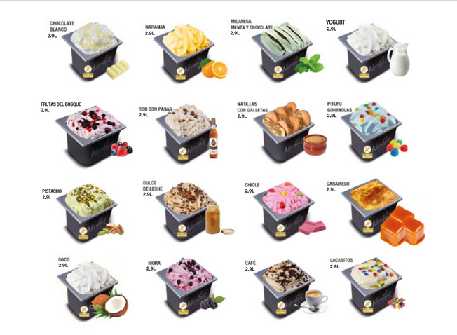 Helado granel