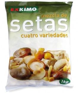 Revuelto de setas boletus