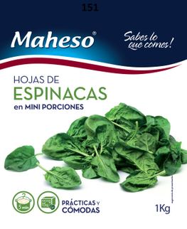 Espinaca hoja / dado