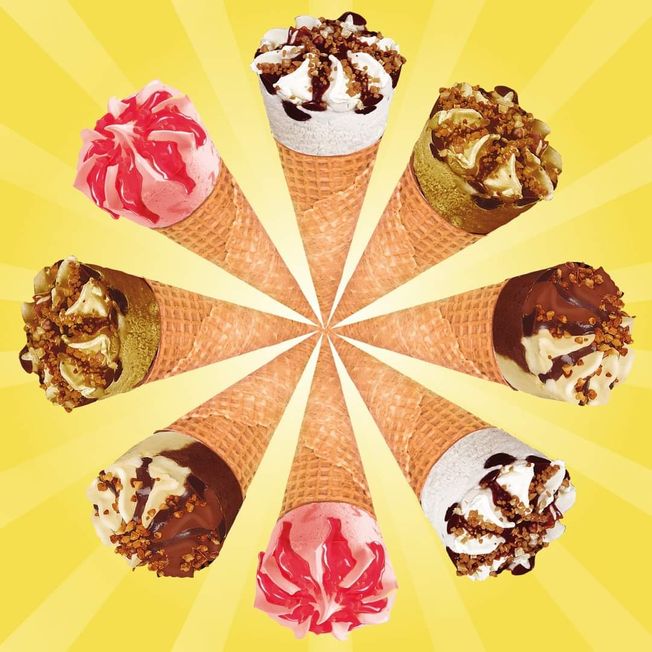 Helado alimentación